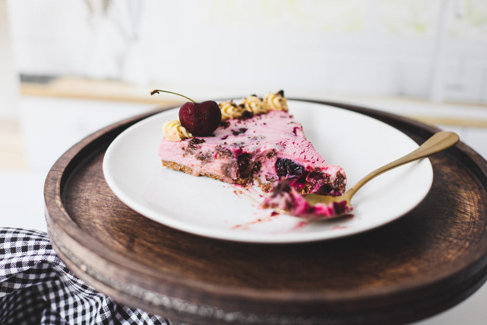 Cherry Fermented Cheesecake