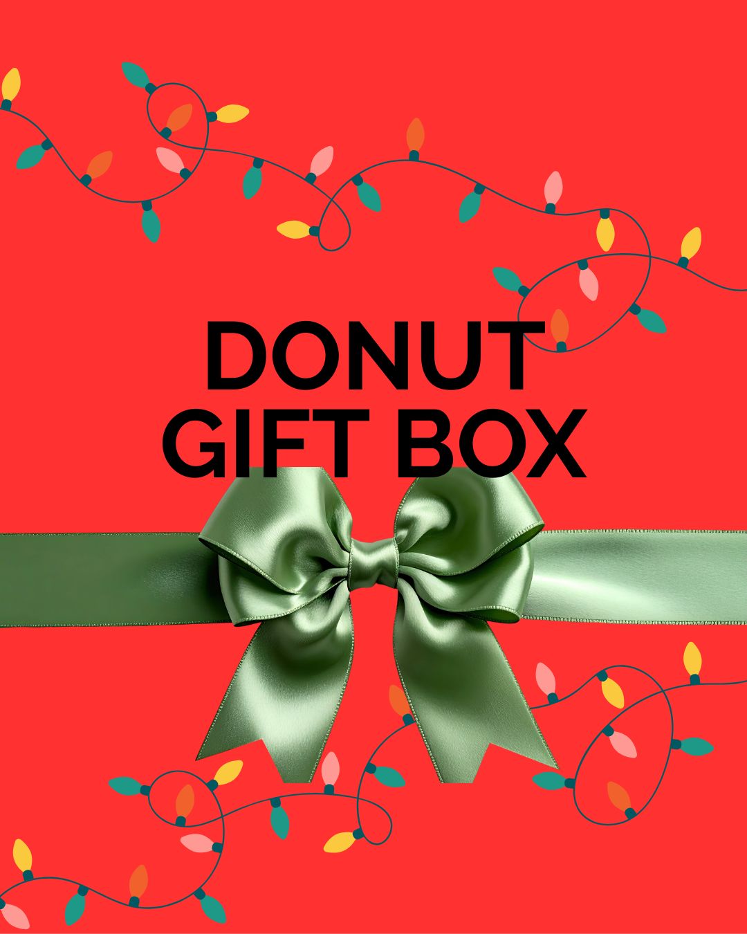 Holiday Gift Box: Mini Donuts, 30 pcs