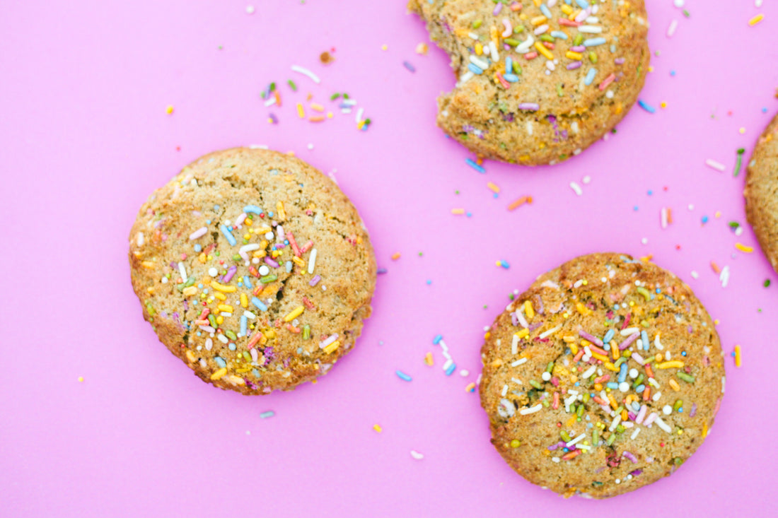 Birthday Funfetti Cake Cookie Box, 8 Cookies
