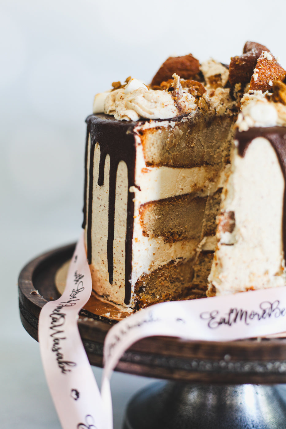 Birthday Cake: Rocky Road Cake, 3-Layer