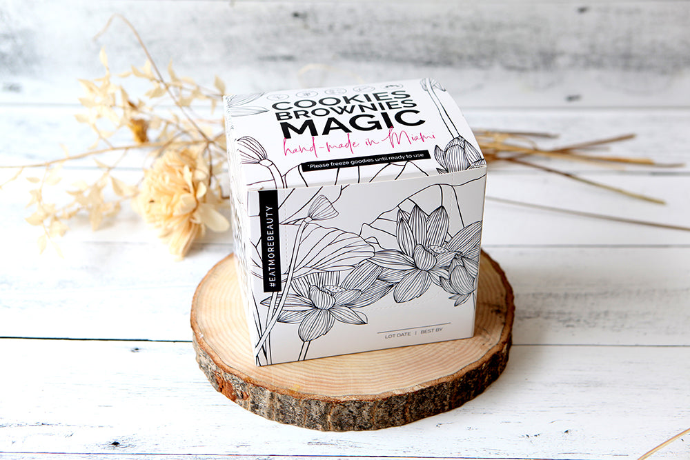 Gift Box, 6 Brownies, Mixed Flavors! Grab-n-Go