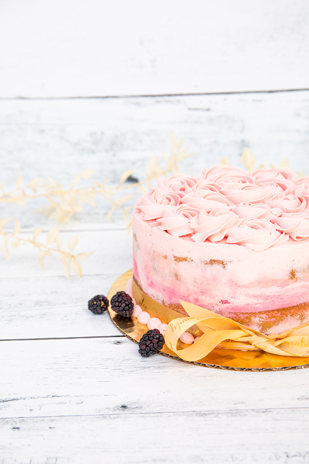 Birthday Cake: Blush &amp; Rose