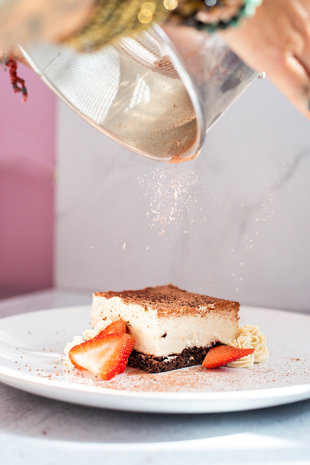 Vegan Tiramisu, Slice (1 piece) or Sliced (9 pieces)