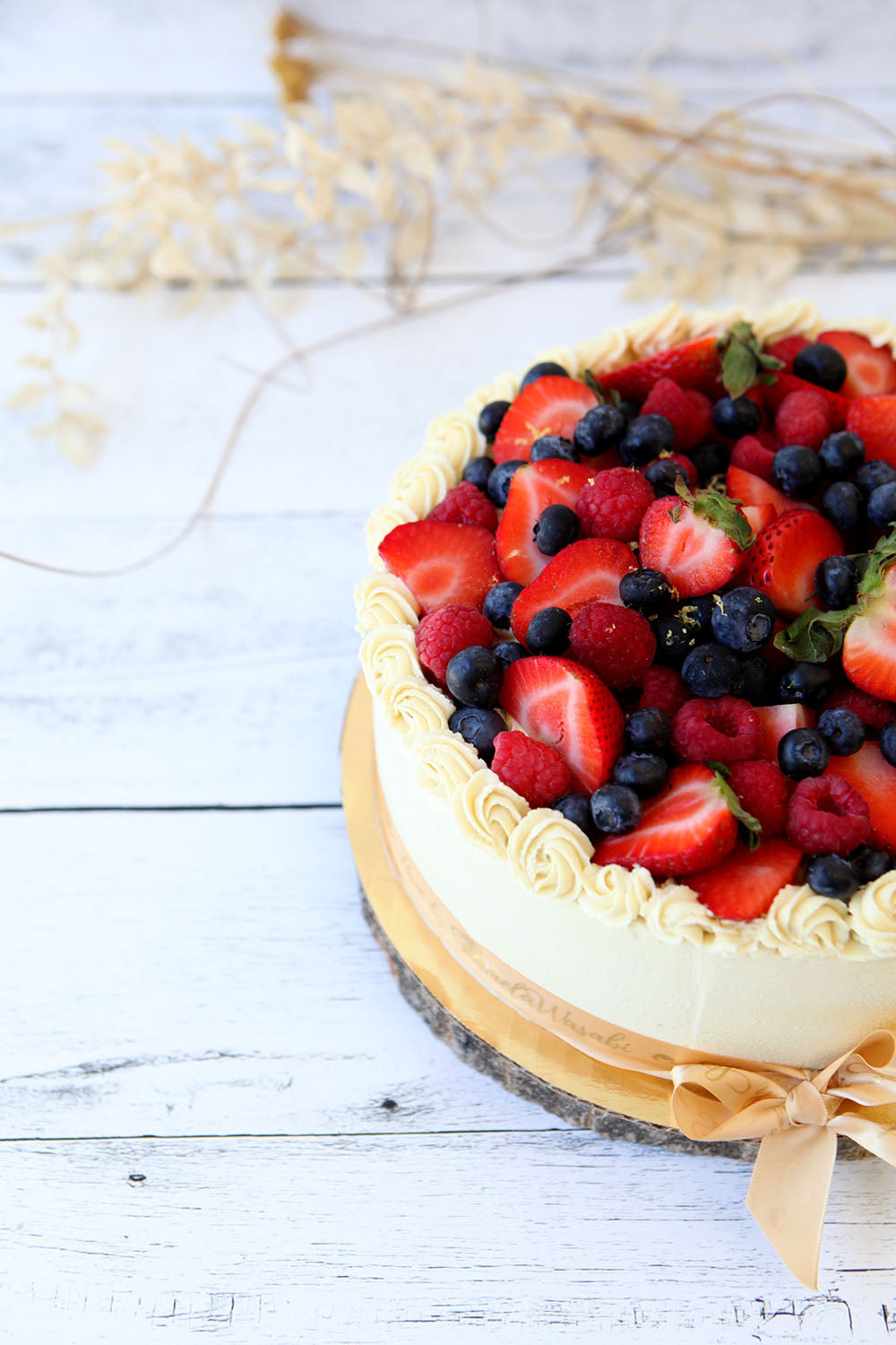 Nourished Lemon &amp; Berry Cake