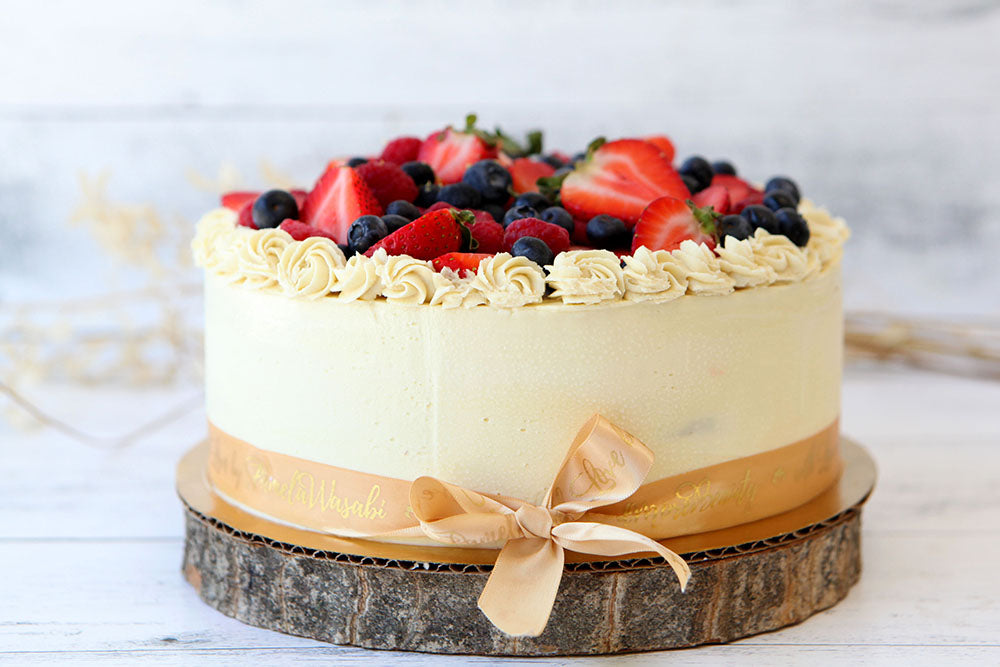Nourished Lemon &amp; Berry Cake